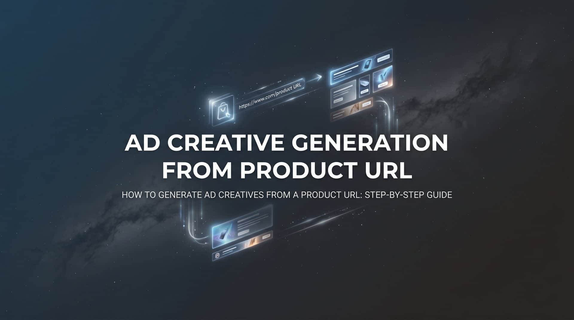 Featured image for How to Generate Ad Creatives From a Product URL: Step-by-Step Guide