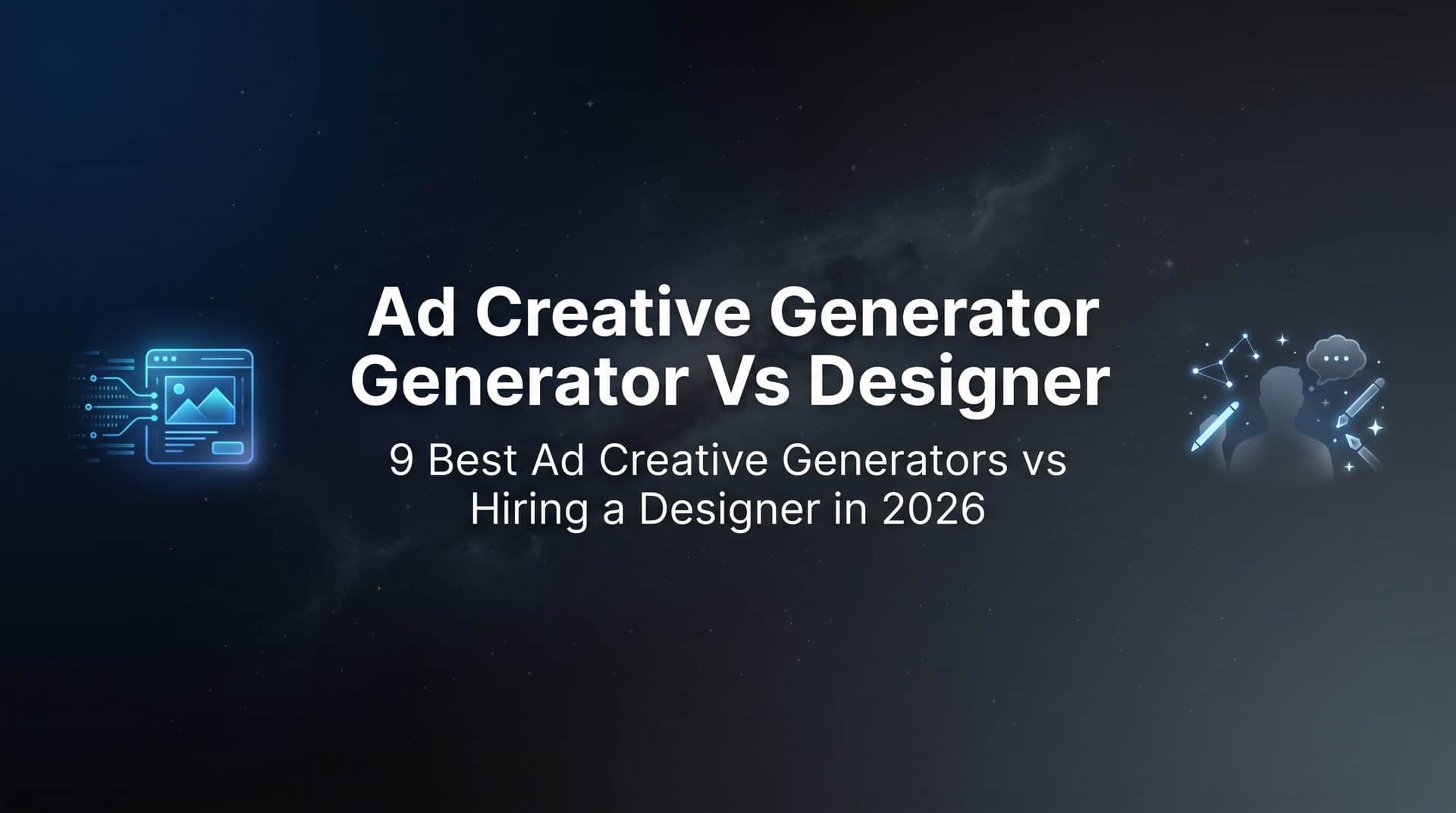Featured image for 9 Best Ad Creative Generators vs Hiring a Designer in 2026