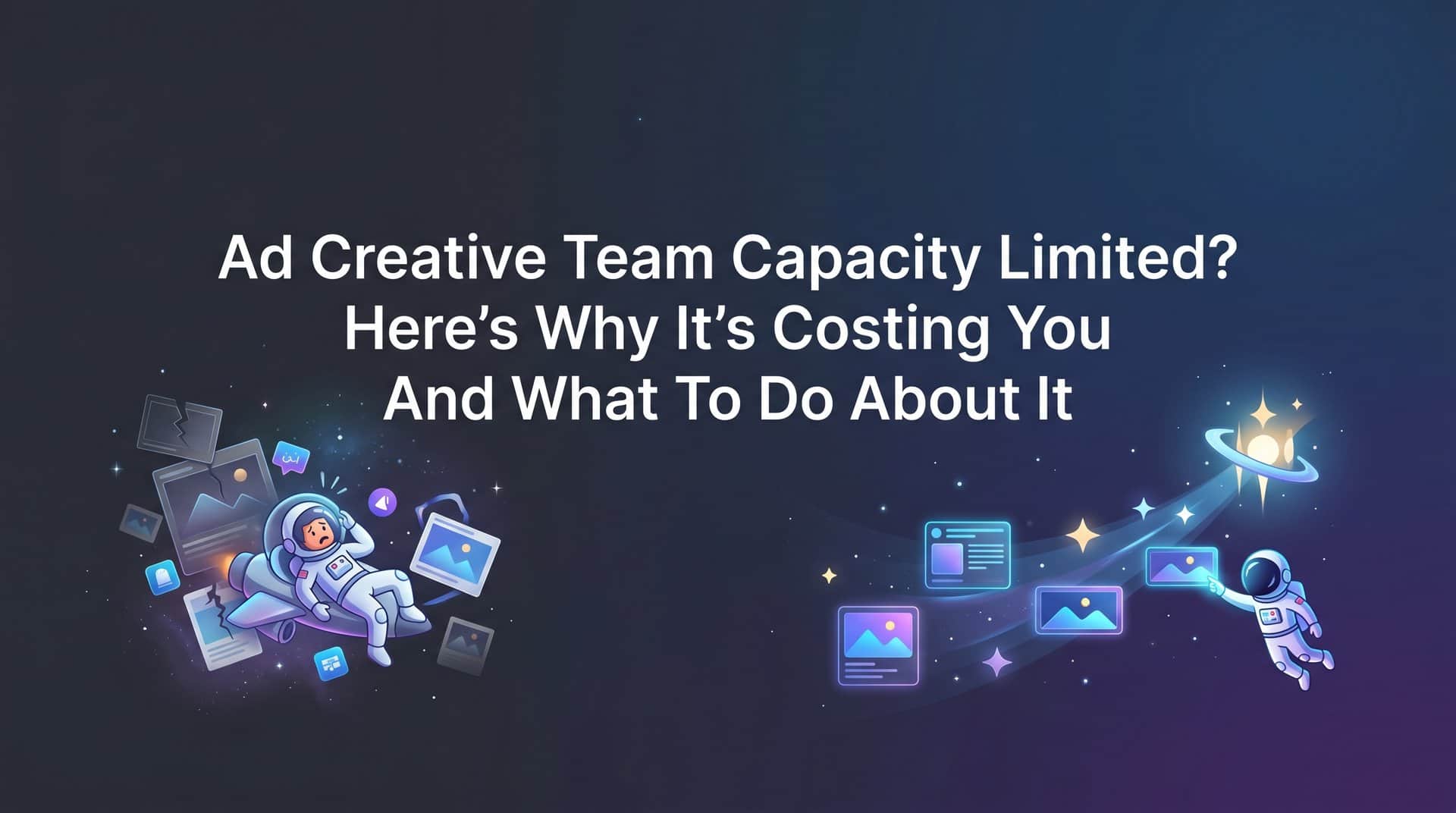 Featured image for Ad Creative Team Capacity Limited? Here's Why It's Costing You and What to Do About It