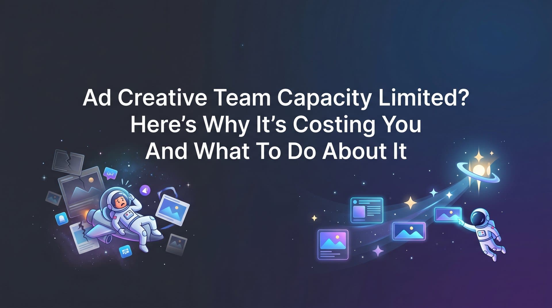 Featured image for Ad Creative Team Capacity Limited? Here's Why It's Costing You and What to Do About It