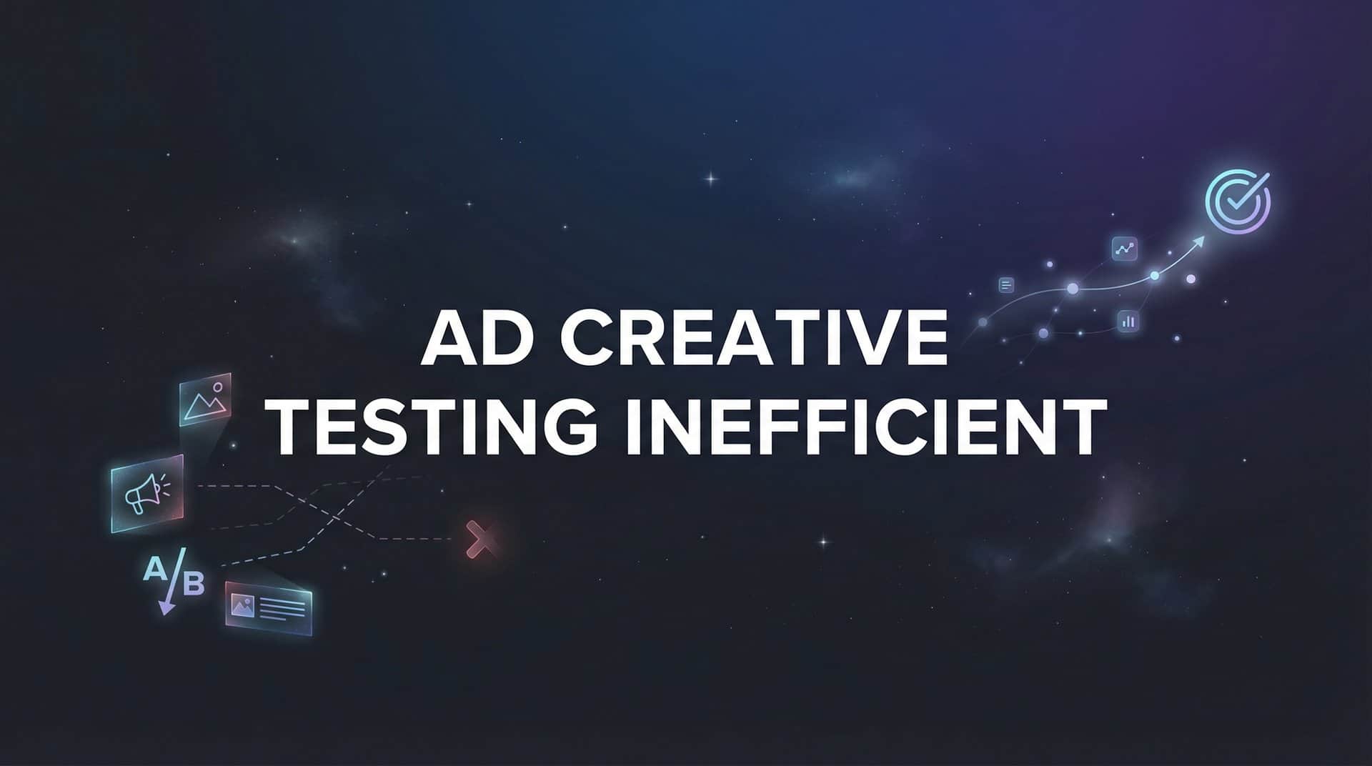 Featured image for Why Ad Creative Testing Is Inefficient (And How to Fix It)