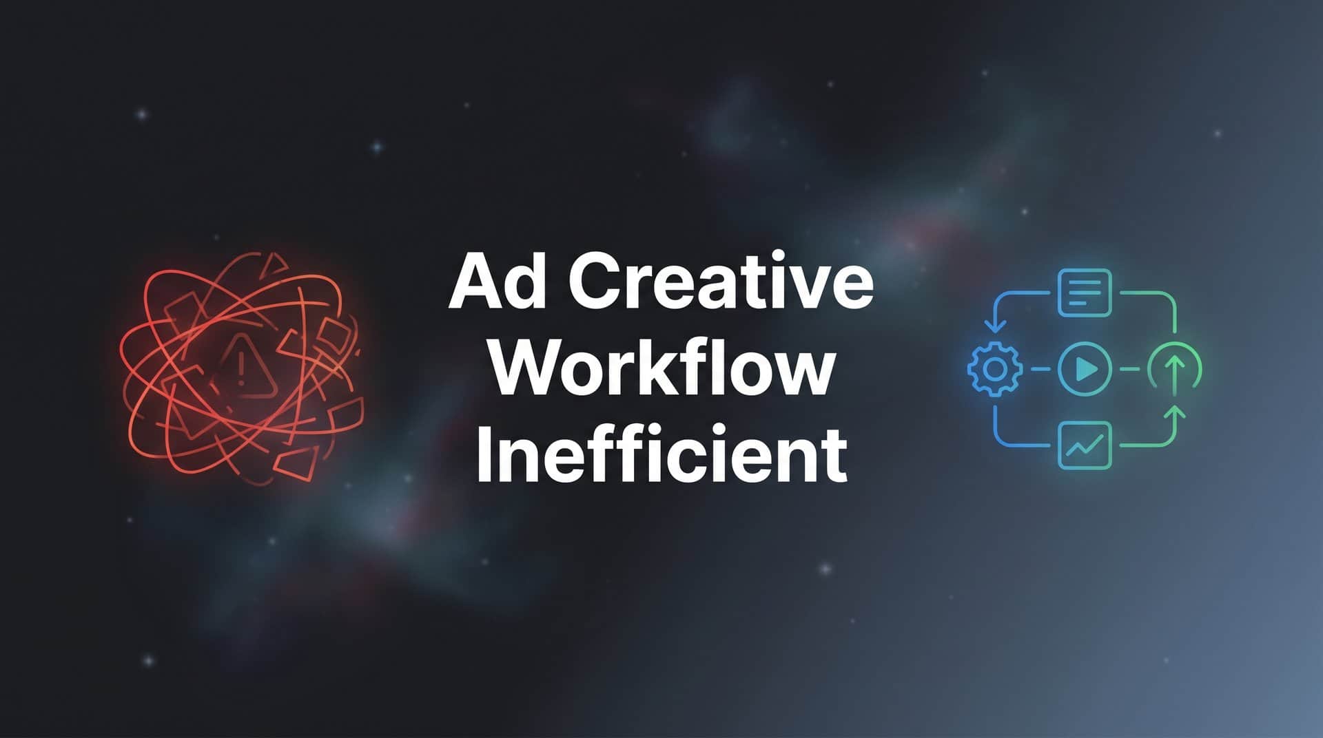 Featured image for Why Your Ad Creative Workflow Is Inefficient (And How to Fix It)