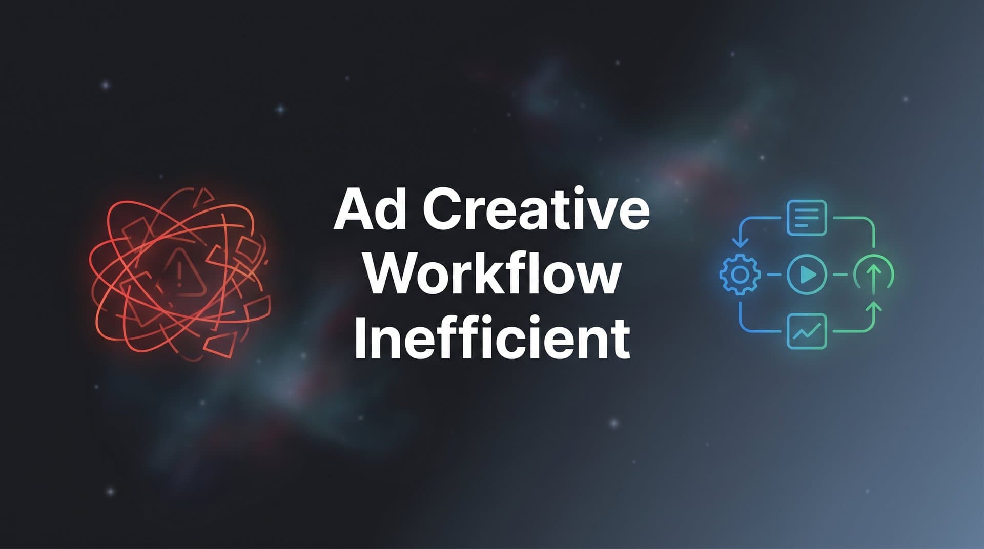 Featured image for Why Your Ad Creative Workflow Is Inefficient (And How to Fix It)