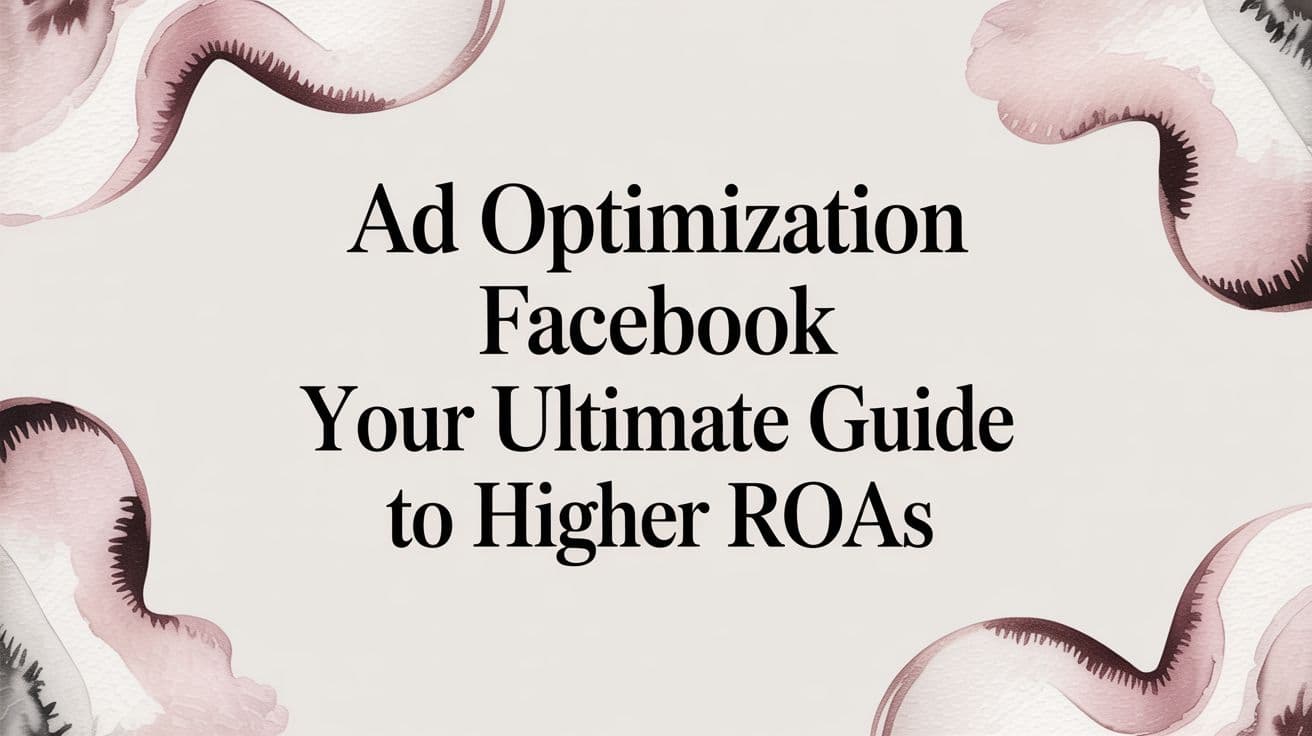 Featured image for: Ad Optimization Facebook Your Ultimate Guide to Higher ROAS