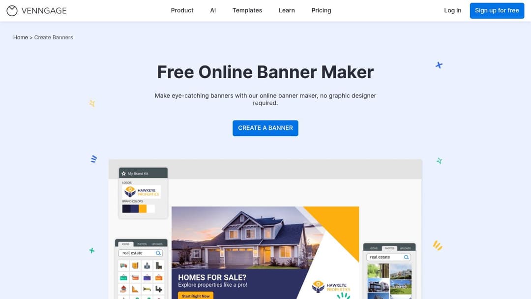 Venngage Ad Banner Maker