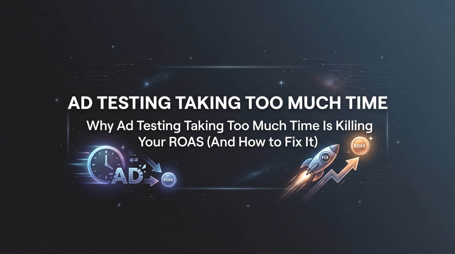 Featured image for Why Ad Testing Taking Too Much Time Is Killing Your ROAS (And How to Fix It)