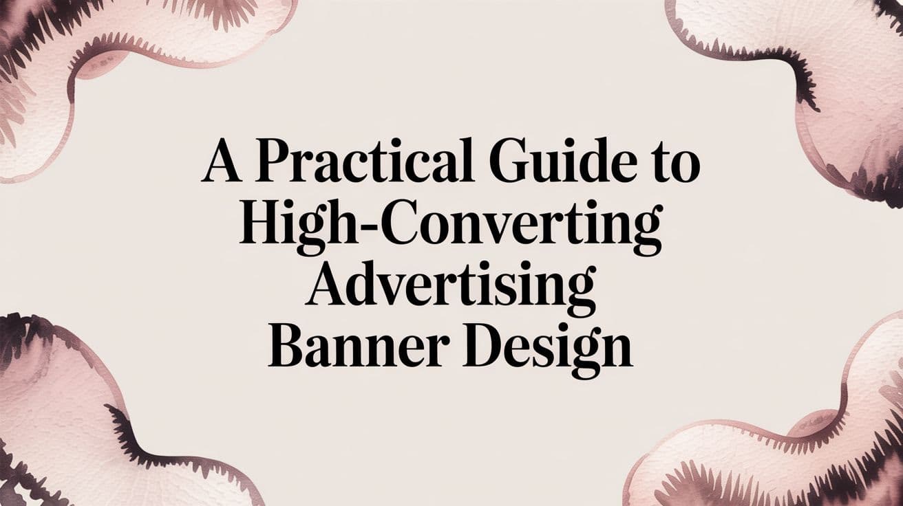 Featured image for A Practical Guide to High-Converting Advertising Banner Design