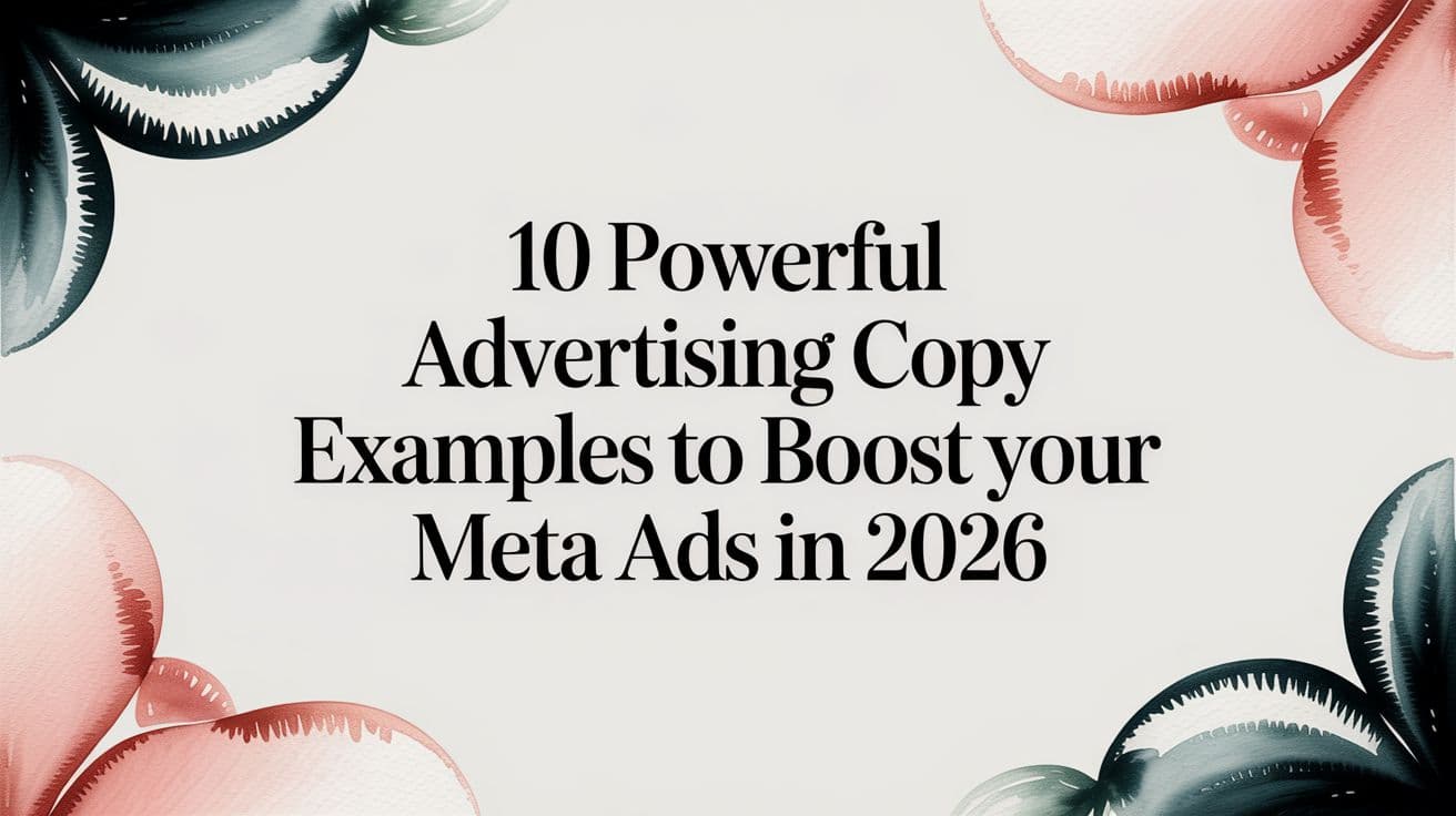Featured image for 10 Powerful Advertising Copy Examples to Boost Your Meta Ads in 2026