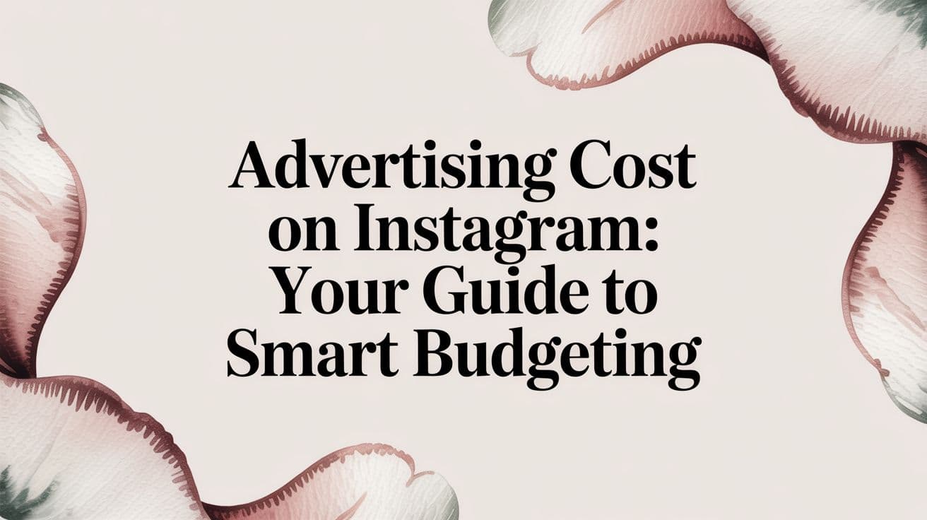 Featured image for Advertising cost on instagram: Your Guide to Smart Budgeting
