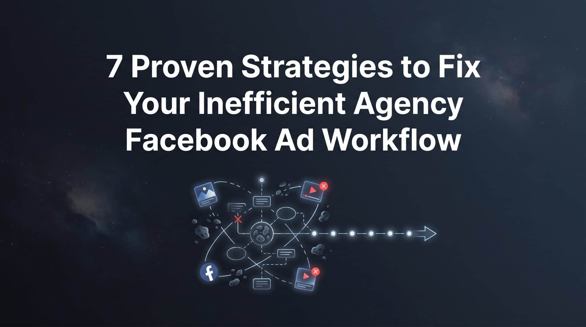 Featured image for 7 Proven Strategies to Fix Your Inefficient Agency Facebook Ad Workflow