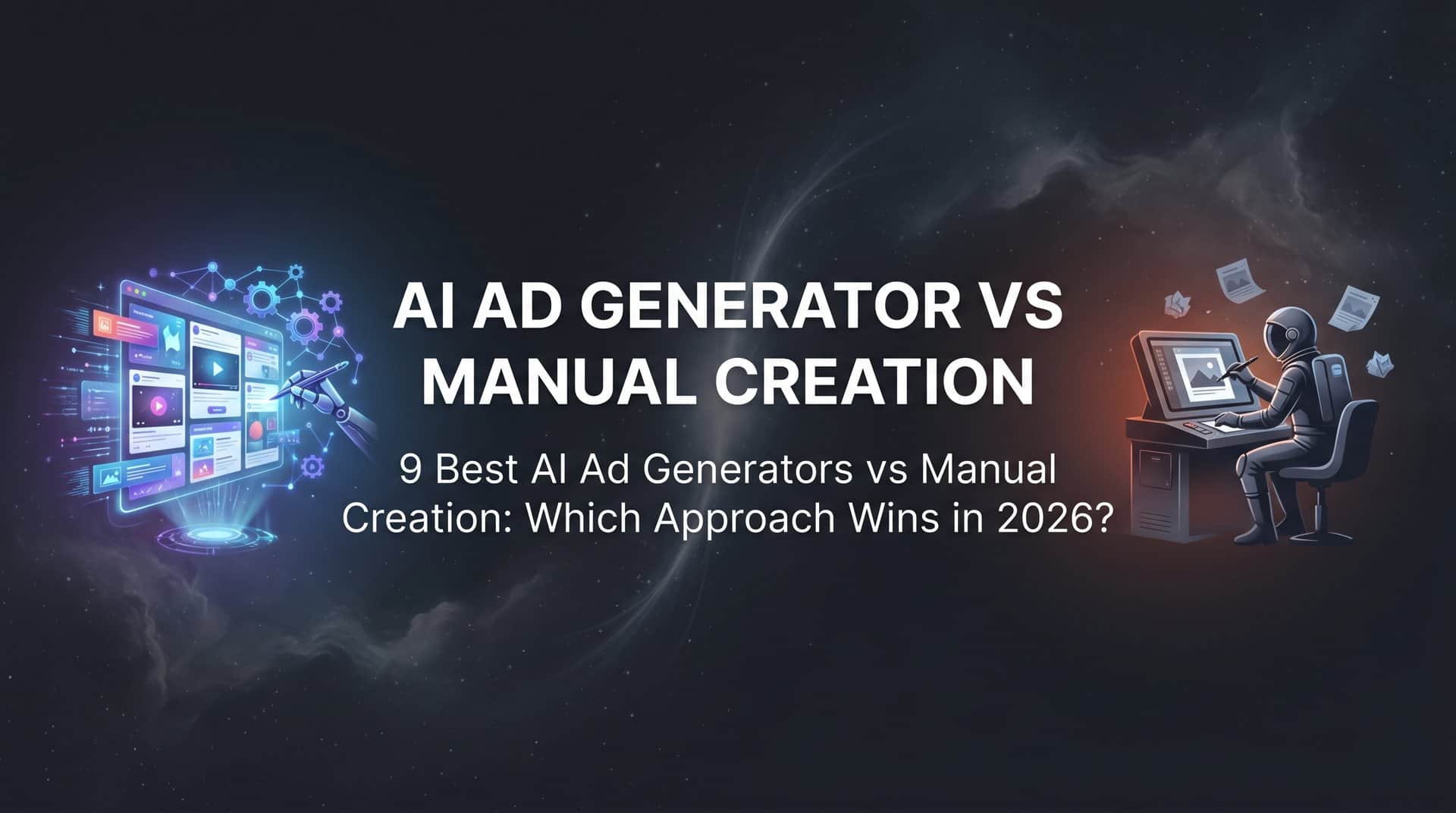 9 Best AI Ad Generators vs Manual Creation: Which Approach Wins in 2026