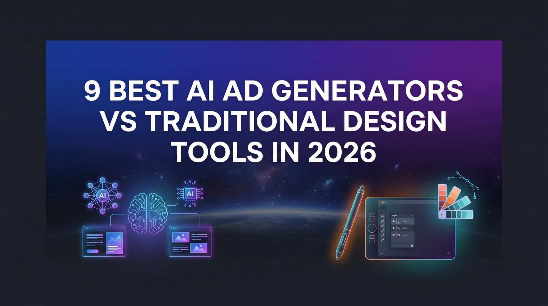 9 Best AI Ad Generators vs Traditional Design Tools in 2026