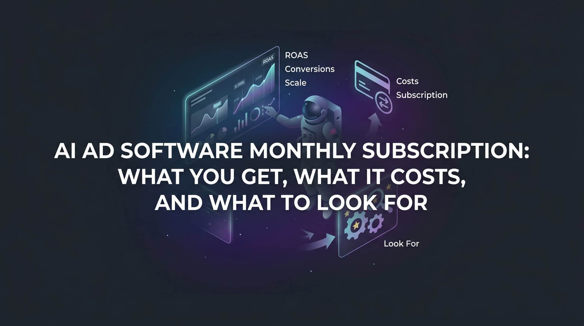 AI Ad Software Monthly Subscription: What You Get, What It Costs, and What to Look For