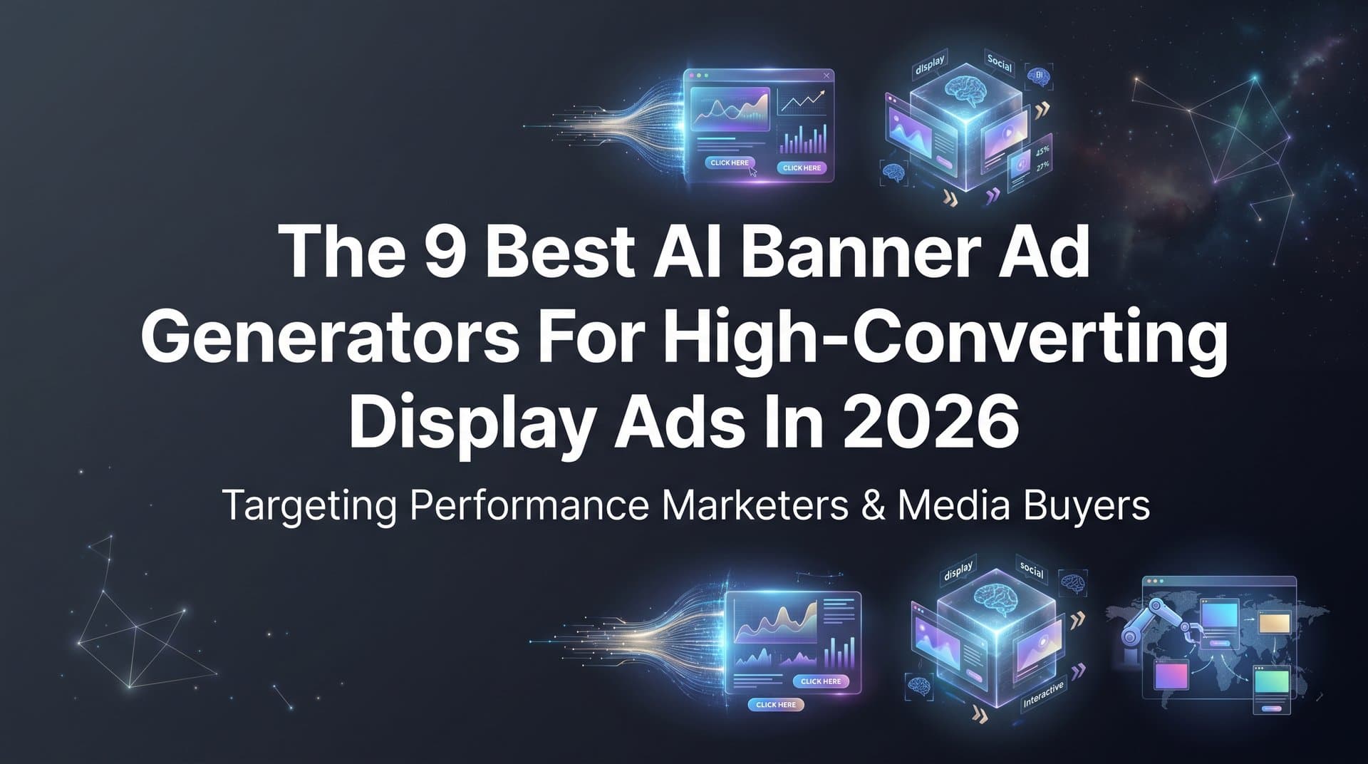 Featured image for 9 Best AI Banner Ad Generators for High-Converting Display Ads in 2026