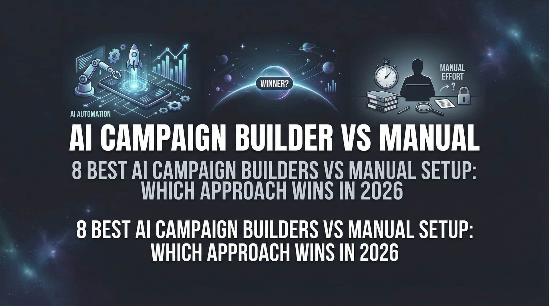 8 Best AI Campaign Builders vs Manual Setup: Which Approach Wins in 2026