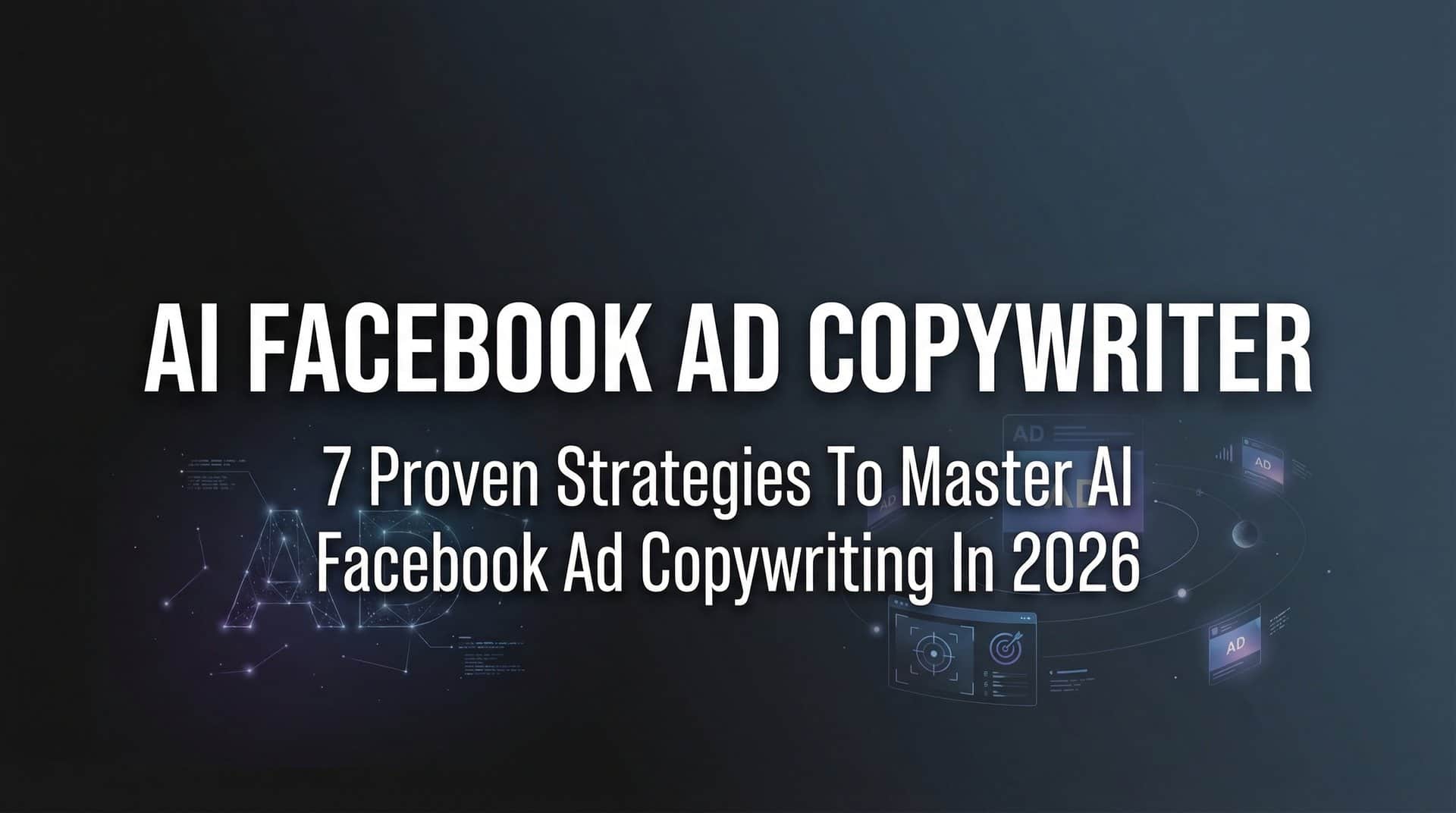 7 Proven Strategies to Master AI Facebook Ad Copywriting in 2026