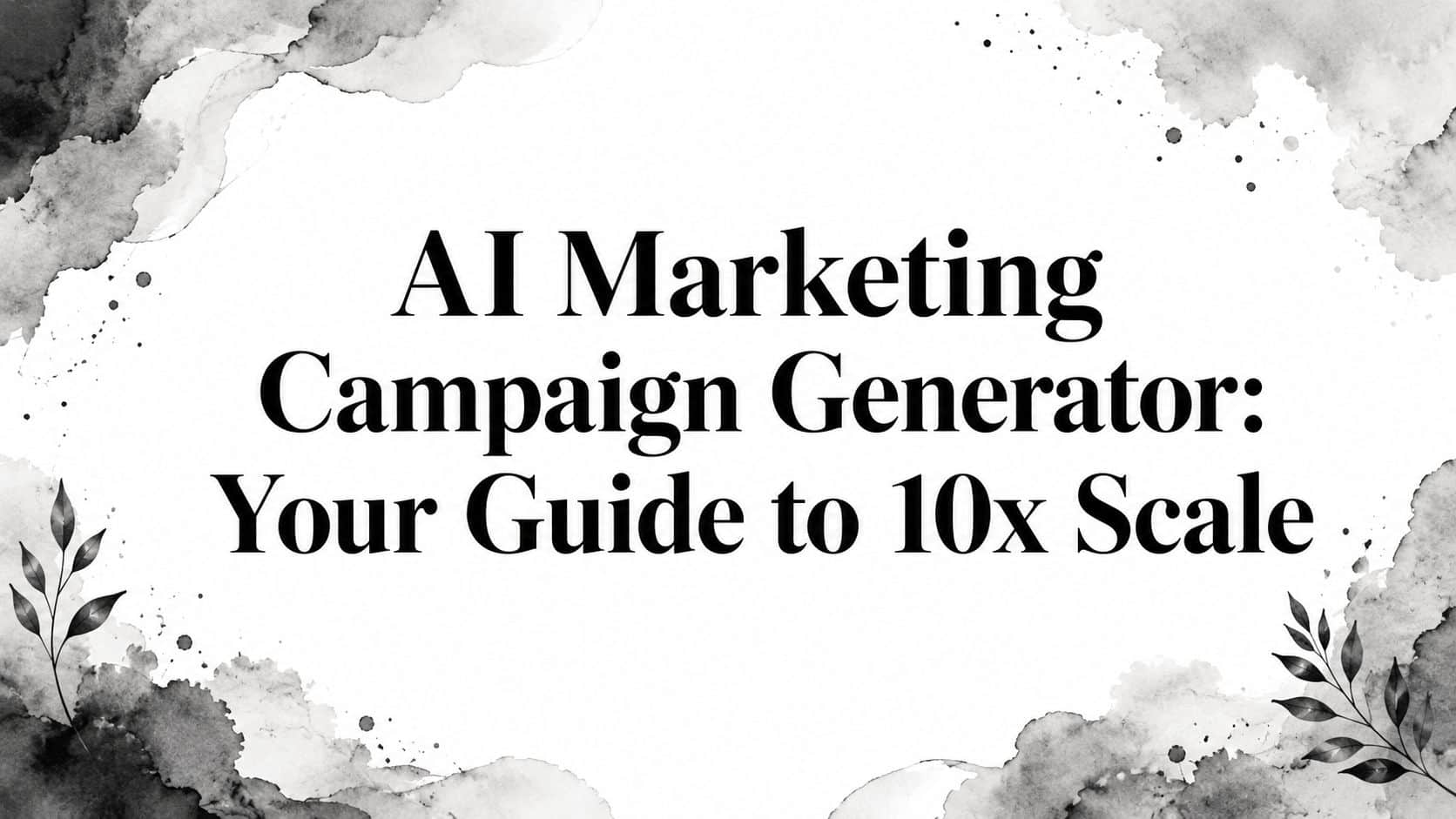 Featured image for AI Marketing Campaign Generator: Your Guide to 10x Scale