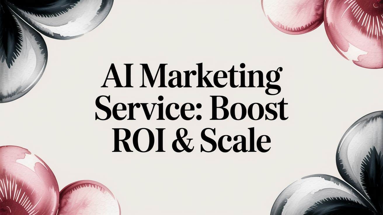 Featured image for AI Marketing Service: Boost ROI & Scale