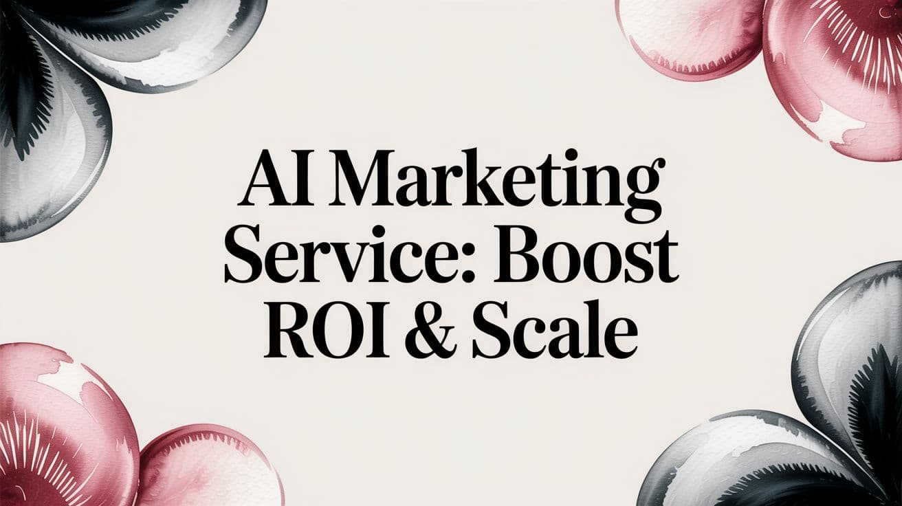 Featured image for AI Marketing Service: Boost ROI & Scale