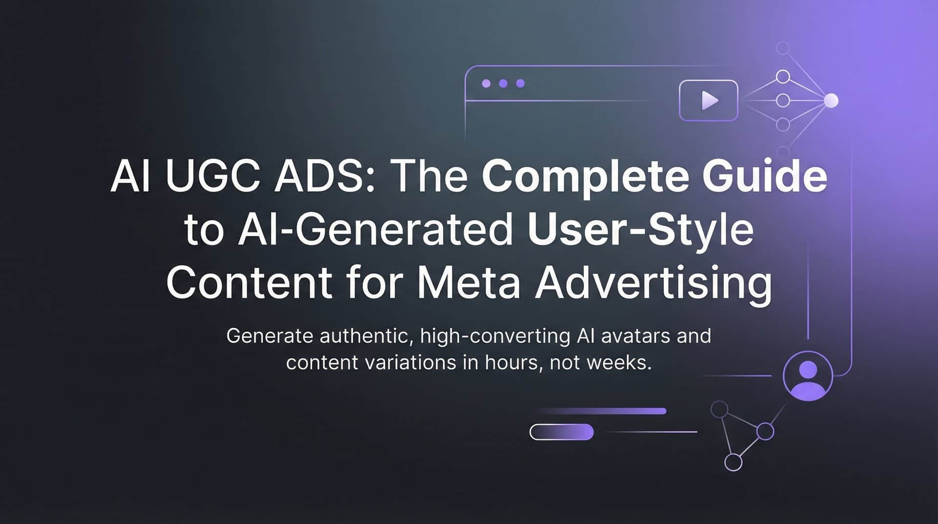 AI UGC Ads: The Complete Guide to AI-Generated User-Style Content for Meta Advertising