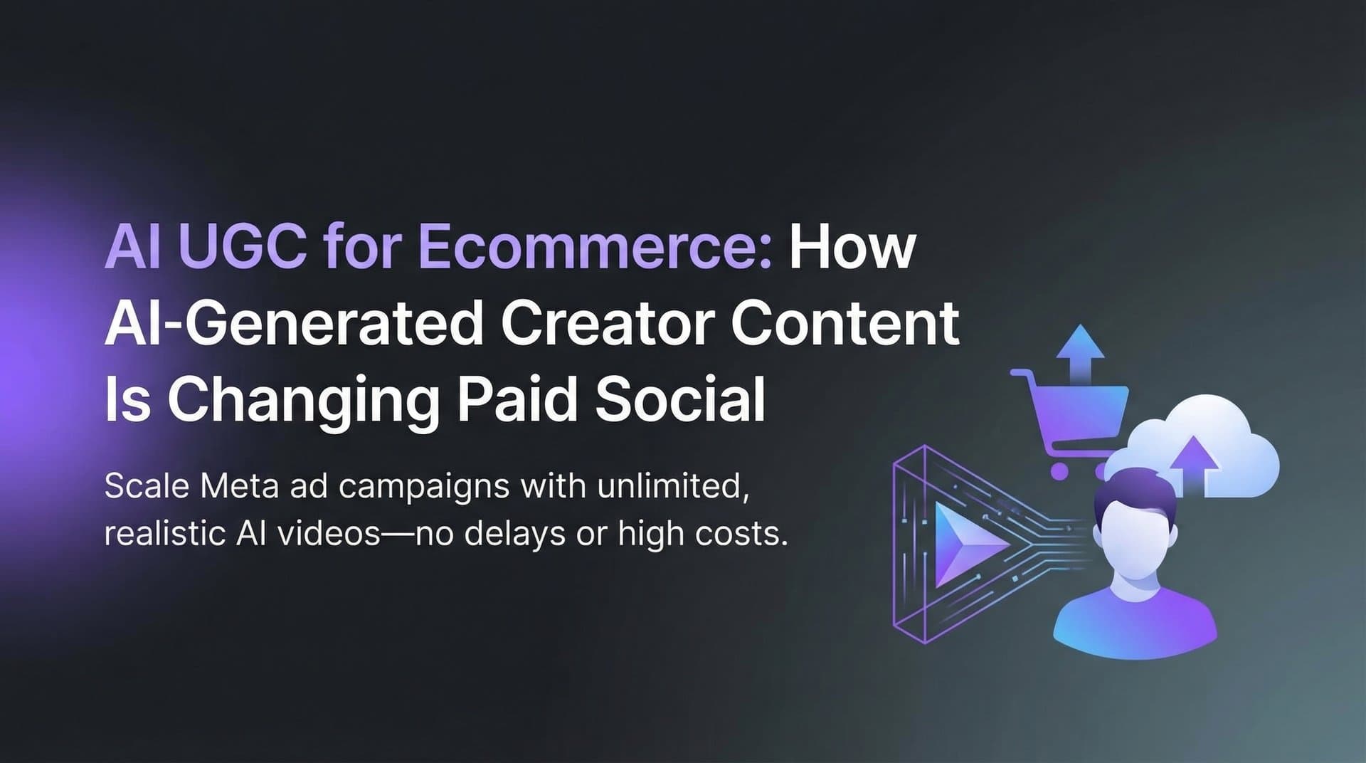 Featured image for AI UGC for Ecommerce: How AI-Generated Creator Content Is Changing Paid Social