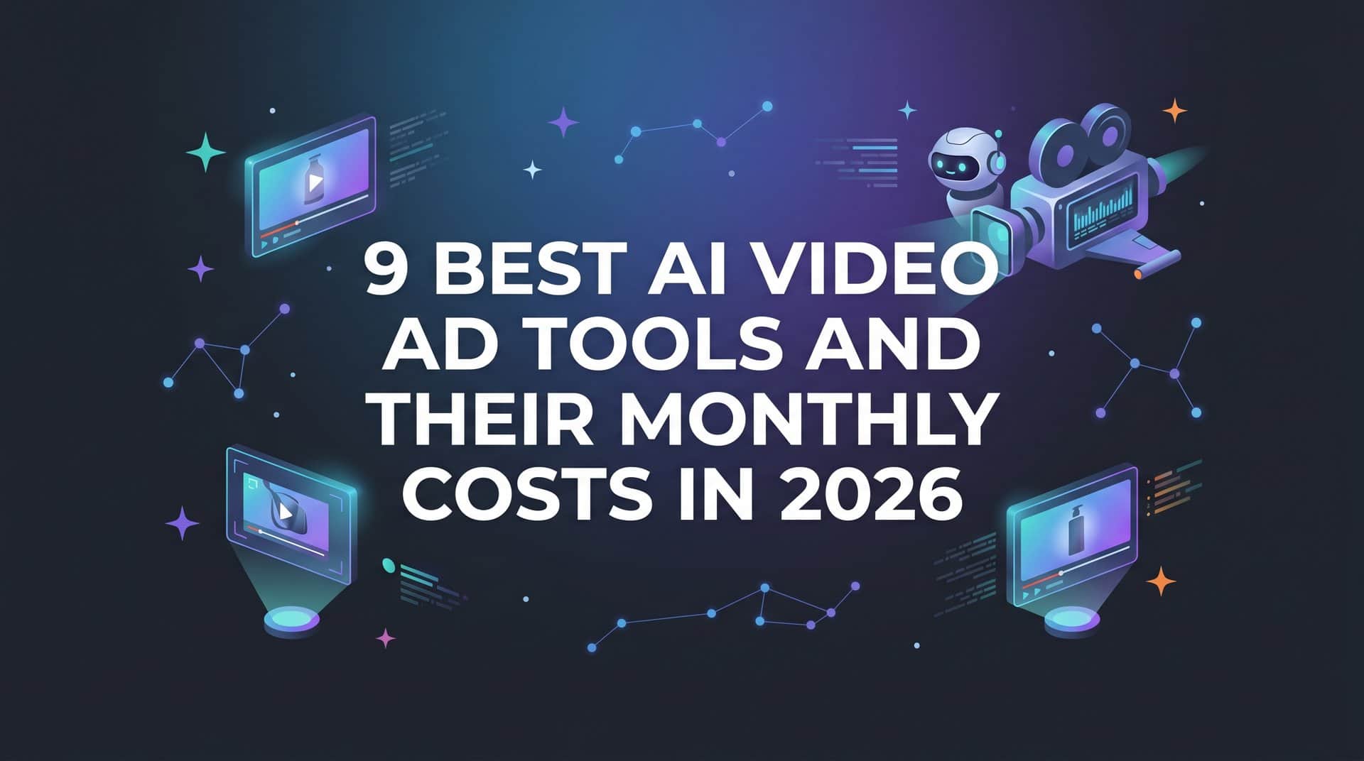 9 Best AI Video Ad Tools and Their Monthly Costs in 2026