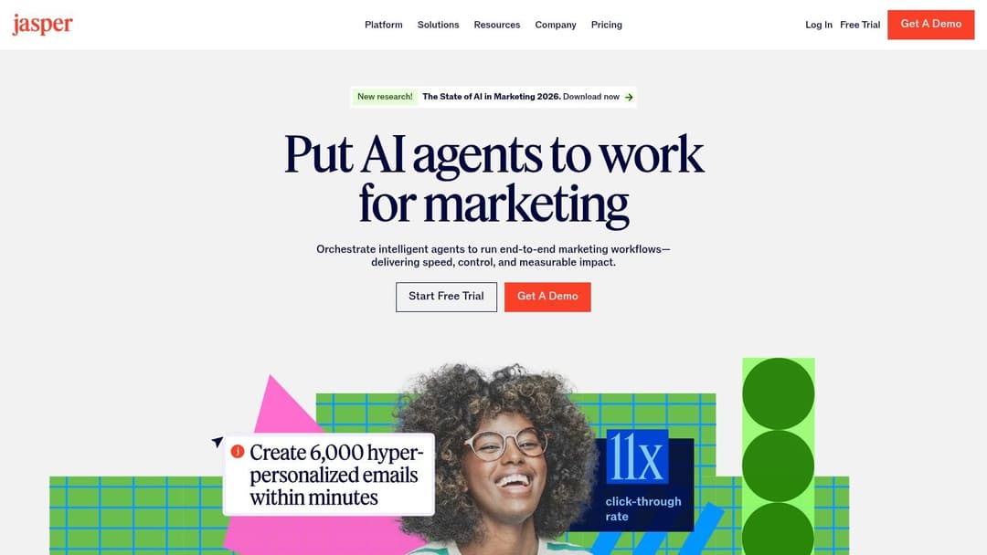Jasper AI marketing content platform