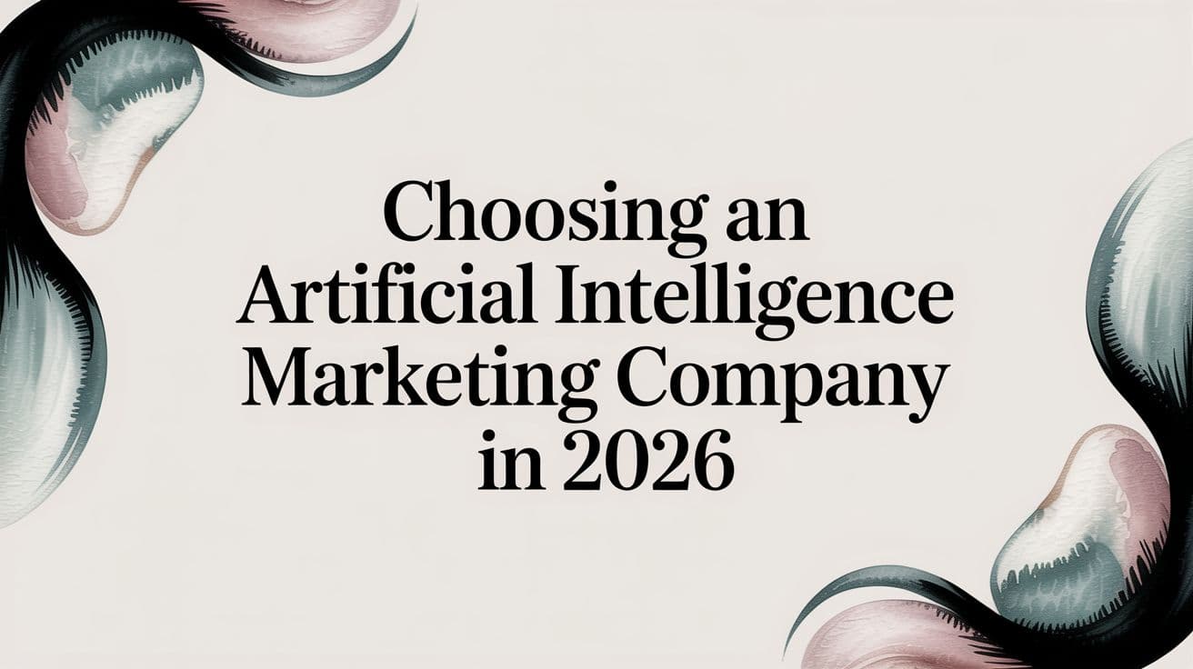 Featured image for: Choosing an Artificial Intelligence Marketing Company in 2026