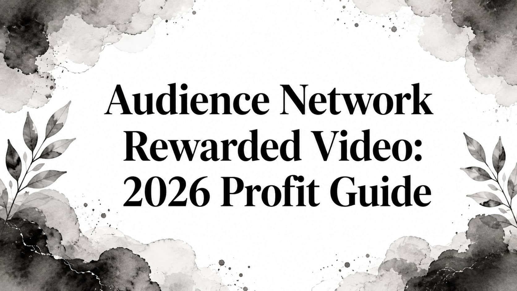 Featured image for Audience Network Rewarded Video: 2026 Profit Guide