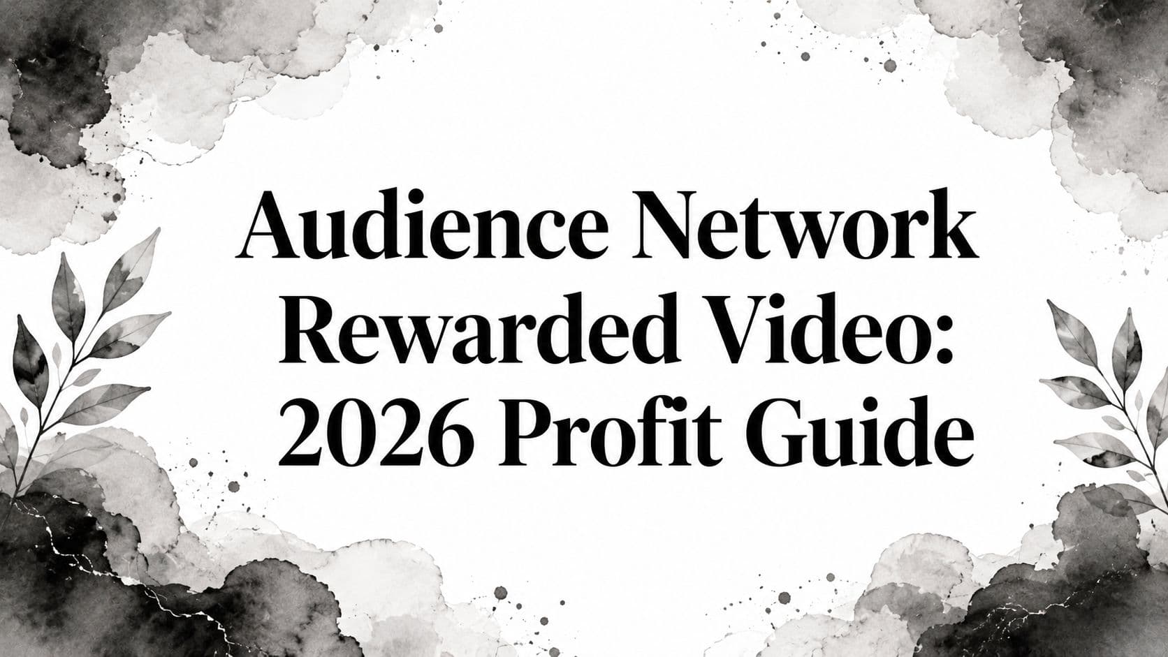 Featured image for Audience Network Rewarded Video: 2026 Profit Guide