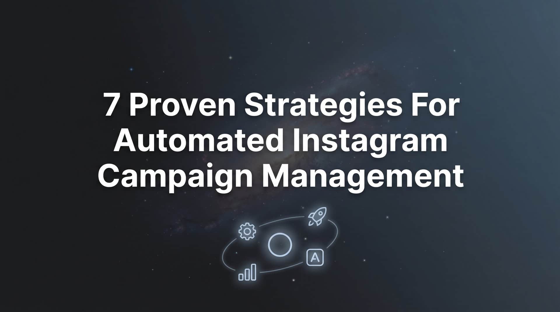 Featured image for 7 Proven Strategies for Automated Instagram Campaign Management