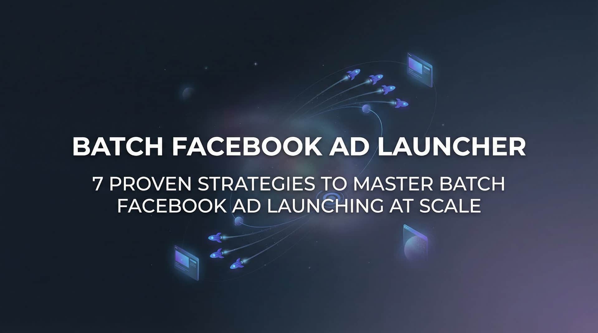 Featured image for 7 Proven Strategies to Master Batch Facebook Ad Launching at Scale