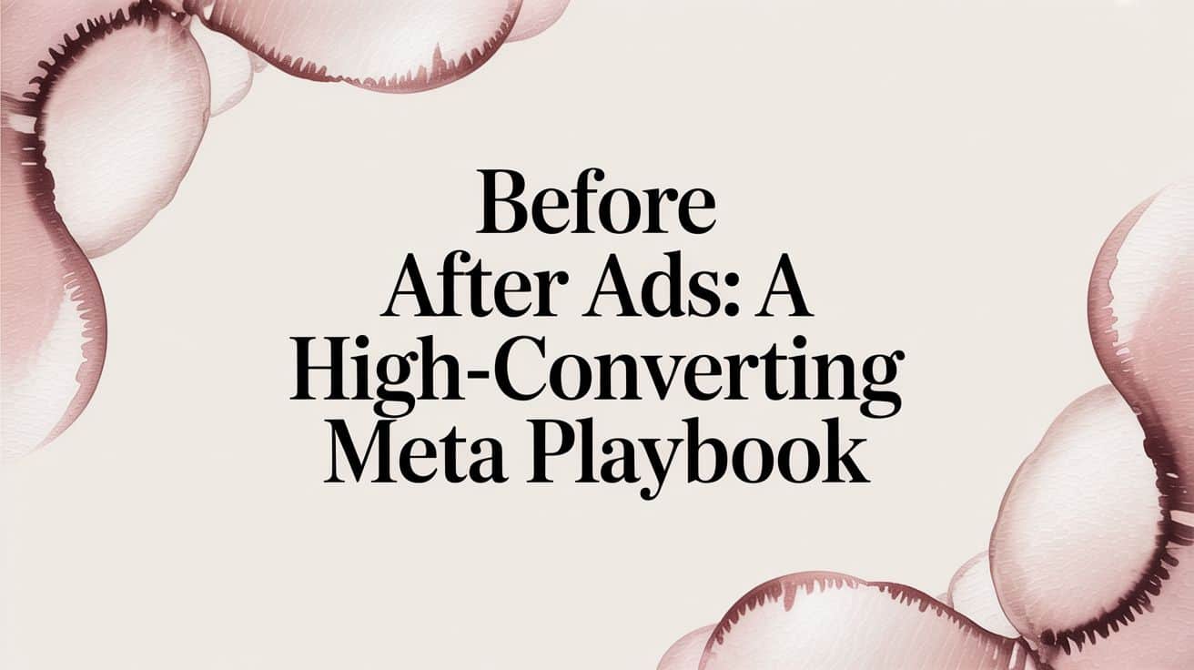 Featured image for Before After Ads: A High-Converting Meta Playbook