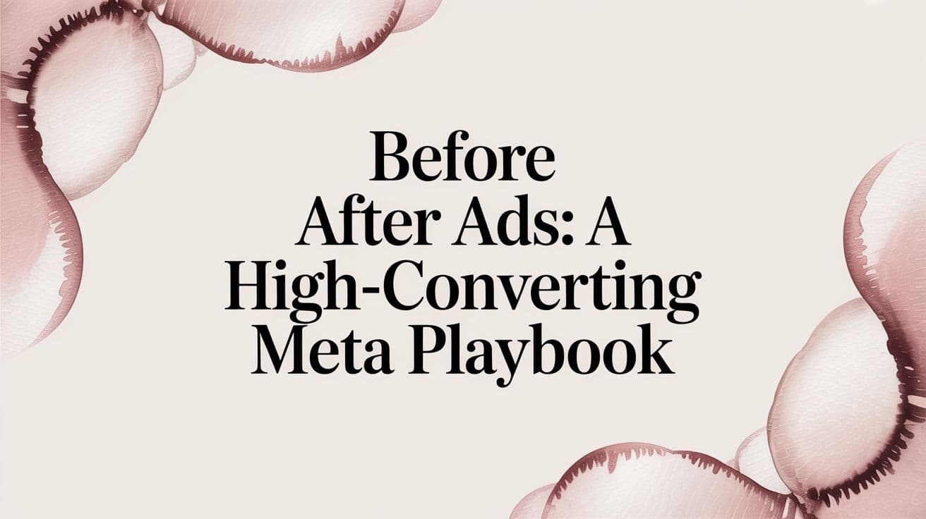 Featured image for Before After Ads: A High-Converting Meta Playbook