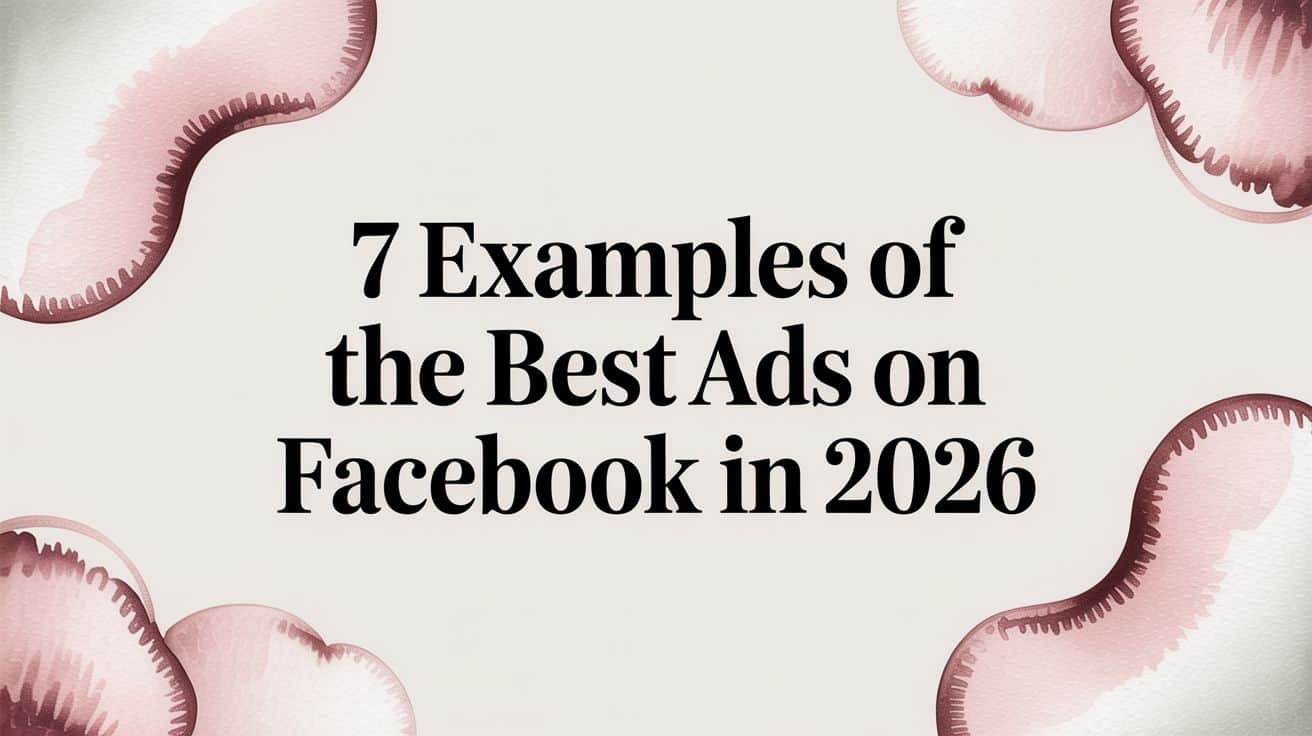 Featured image for 7 Examples of the Best Ads on Facebook in 2026