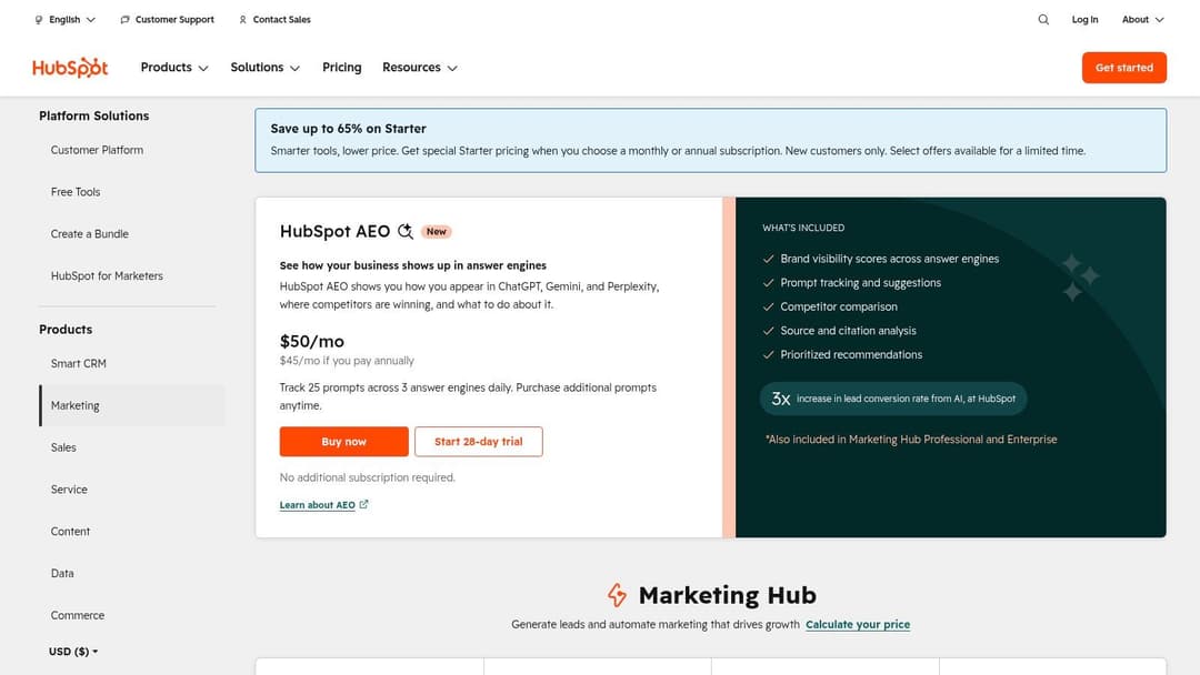 HubSpot Marketing Hub