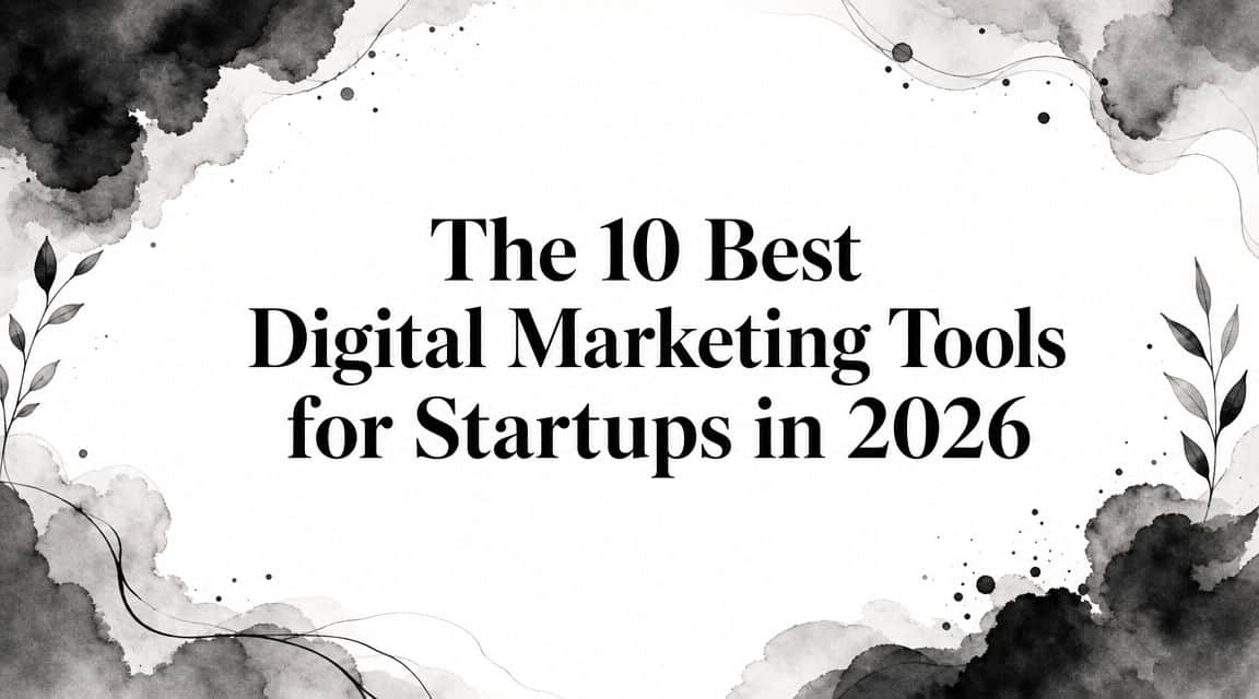Featured image for The 10 Best Digital Marketing Tools for Startups in 2026