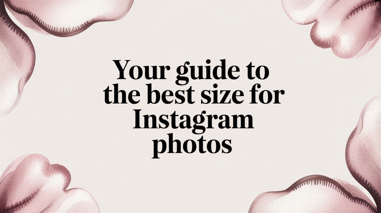 Featured image for Your Guide to the Best Size for Instagram Photos