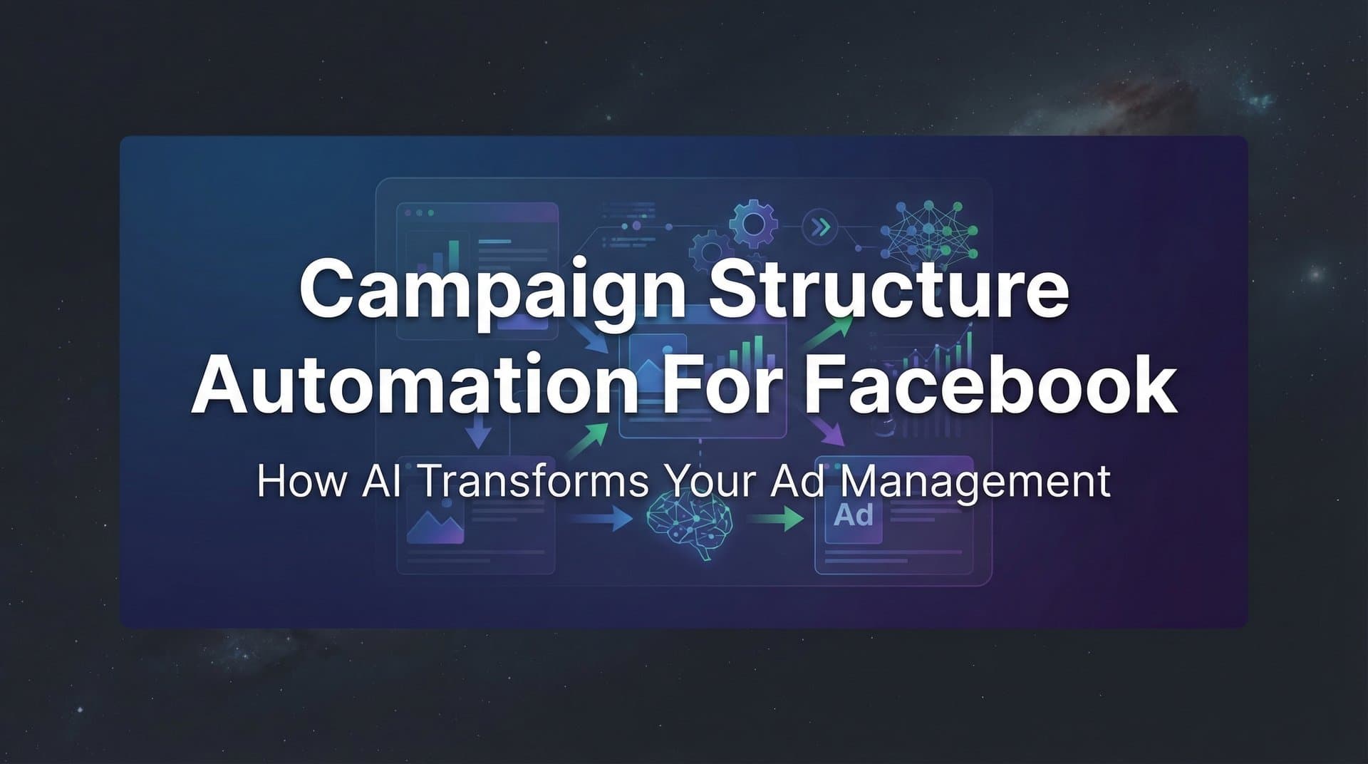 Featured image for Campaign Structure Automation for Facebook: How AI Transforms Your Ad Management