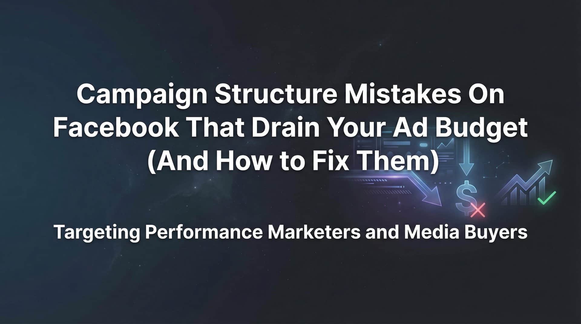 Featured image for 7 Campaign Structure Mistakes on Facebook That Drain Your Ad Budget (And How to Fix Them)