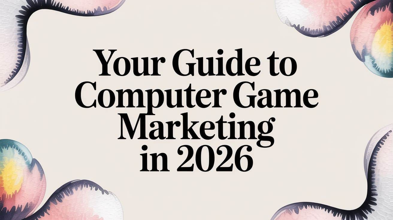 Featured image for Your Guide to Computer Game Marketing in 2026