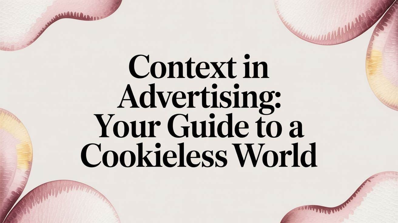 Featured image for Context in Advertising: Your Guide to a Cookieless World