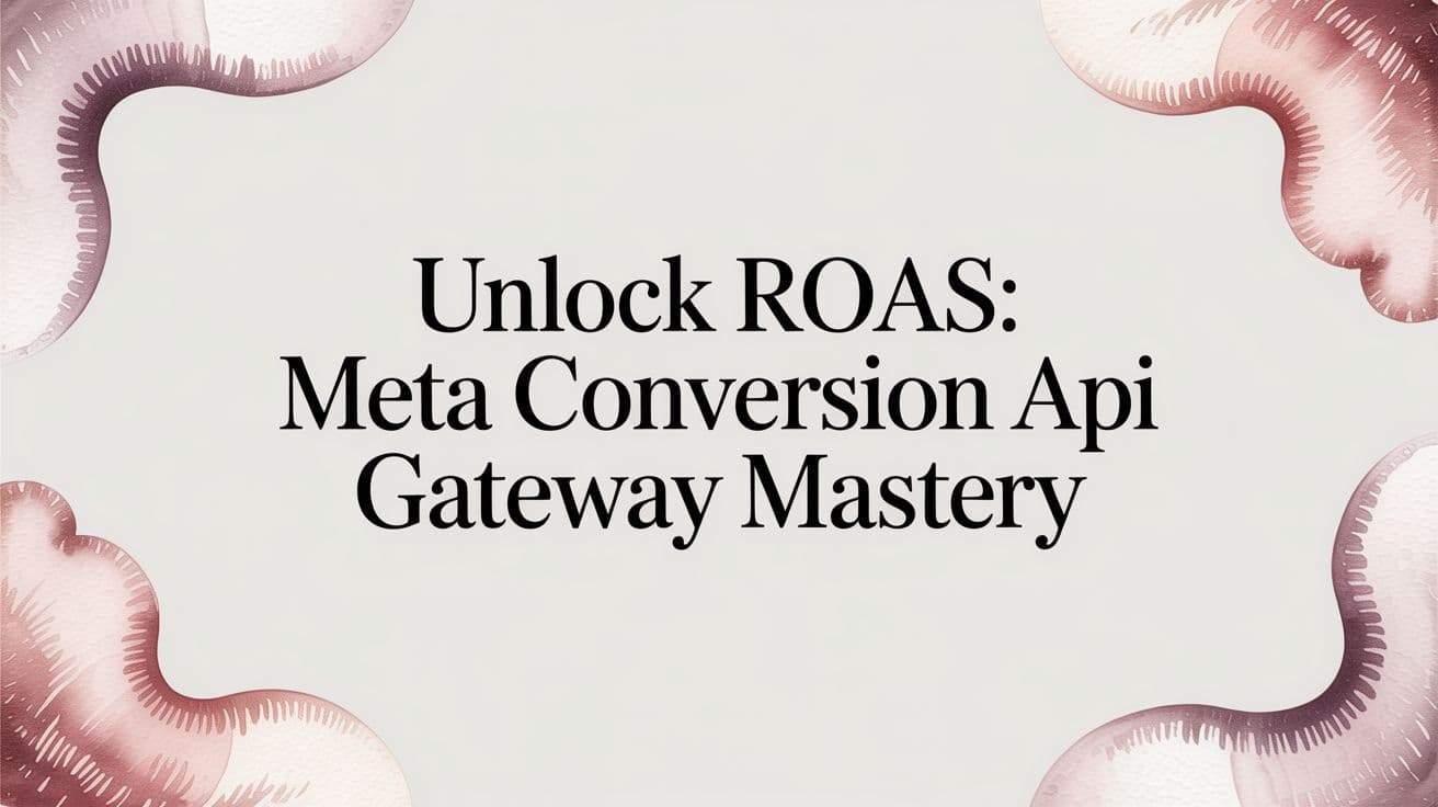 Featured image for Unlock ROAS: Meta Conversion API Gateway Mastery