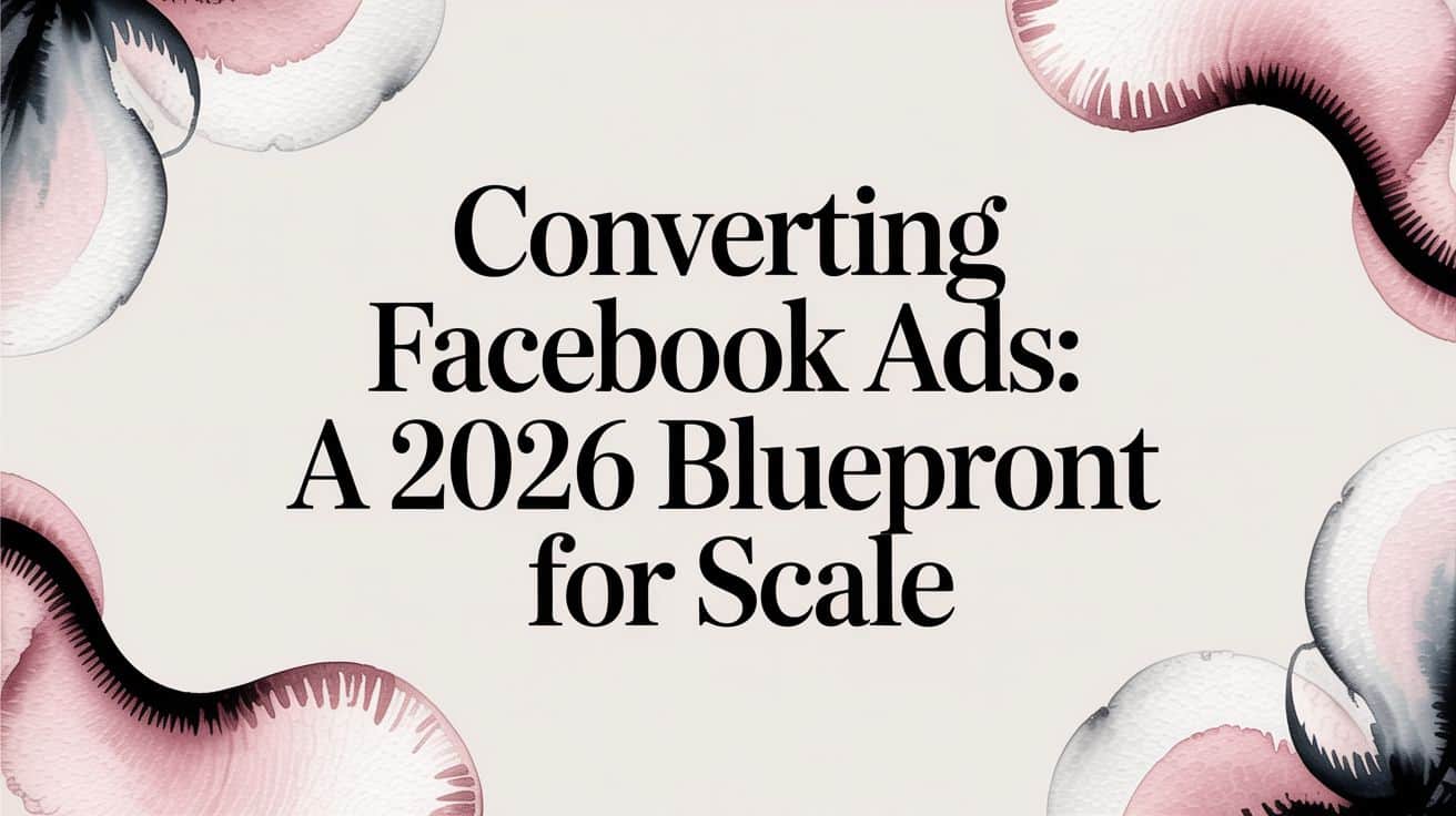 Featured image for Converting Facebook Ads: A 2026 Blueprint for Scale