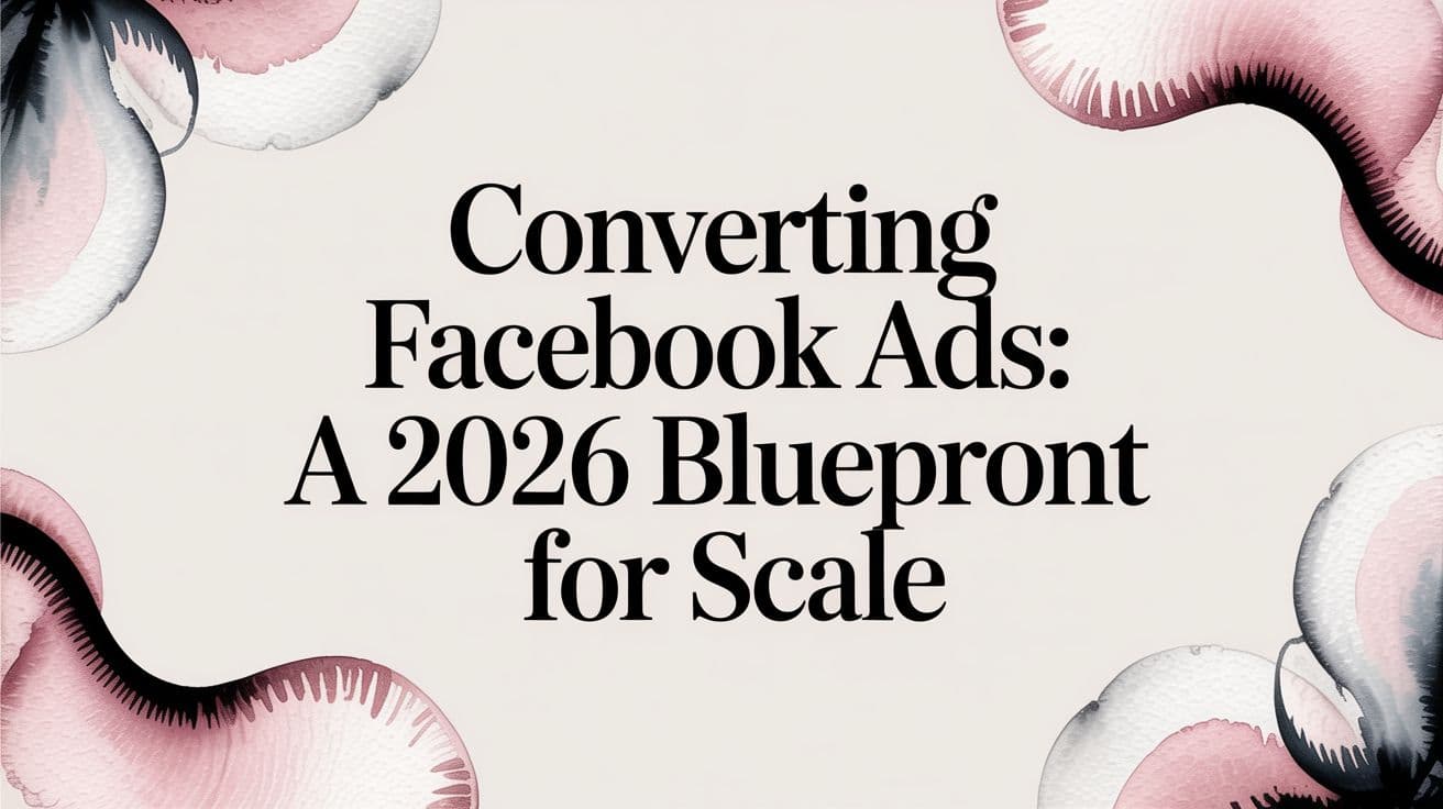 Featured image for Converting Facebook Ads: A 2026 Blueprint for Scale