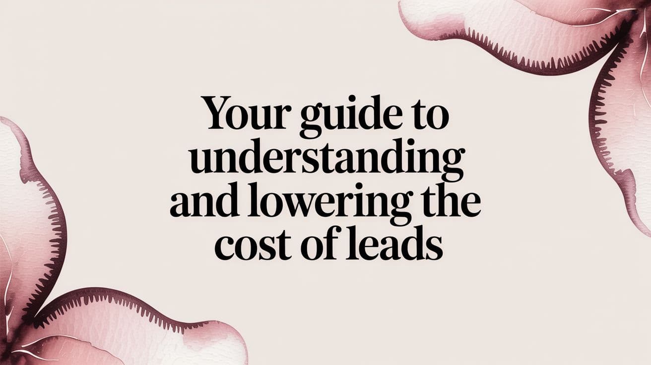 Featured image for Your Guide to Understanding and Lowering the Cost of Leads