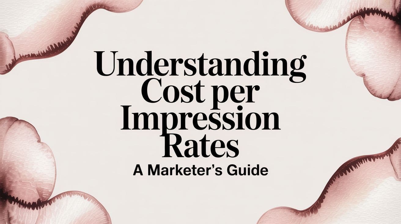 Featured image for Understanding Cost Per Impression Rates A Marketer's Guide