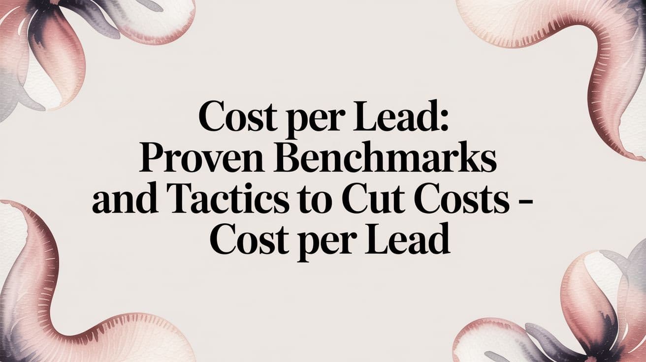 Featured image for Cost per Lead: Proven Benchmarks and Tactics to Cut Costs - cost per lead
