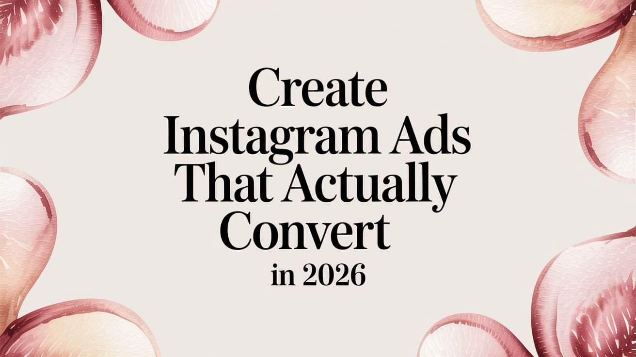 Featured image for Create Instagram Ads That Actually Convert in 2026