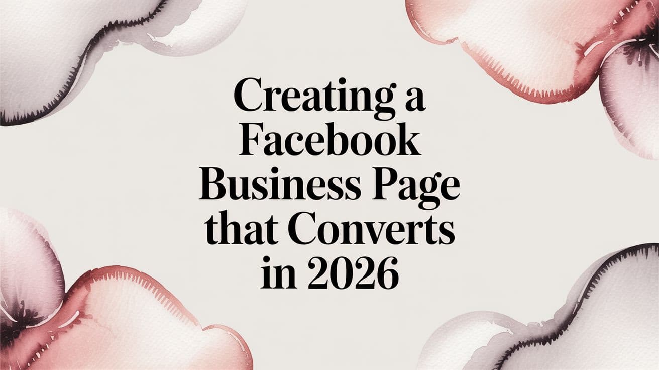 Featured image for Creating a Facebook Business Page That Converts in 2026